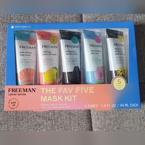 The Fav Five Mask Kit Freeman Limited Edition 5 Tubes Piece Set NEW Boxed Set